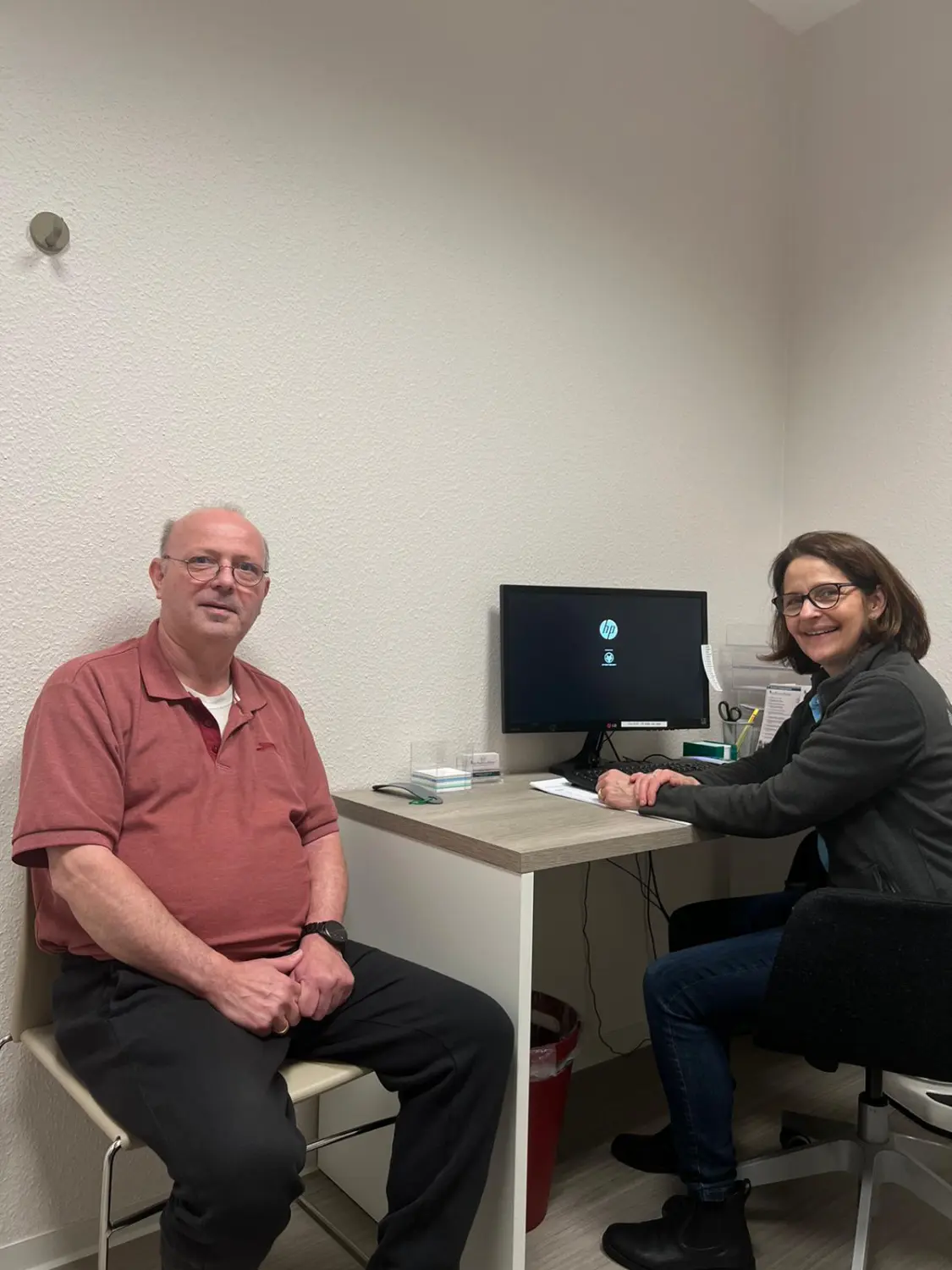 Anke Rautenhaus-Rodewald mit Patientin